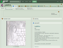 Tablet Screenshot of ladykirra.deviantart.com