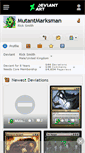 Mobile Screenshot of mutantmarksman.deviantart.com
