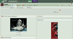 Desktop Screenshot of macako.deviantart.com