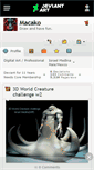 Mobile Screenshot of macako.deviantart.com
