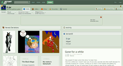 Desktop Screenshot of d-jar.deviantart.com