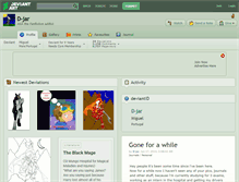 Tablet Screenshot of d-jar.deviantart.com