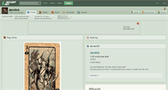 Desktop Screenshot of demlink.deviantart.com