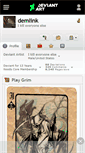Mobile Screenshot of demlink.deviantart.com