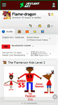 Mobile Screenshot of flame-dragon.deviantart.com