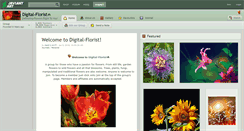 Desktop Screenshot of digital-florist.deviantart.com