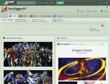 Tablet Screenshot of gametagger457.deviantart.com