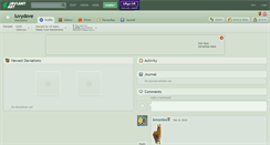 Desktop Screenshot of luvydove.deviantart.com