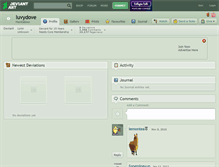 Tablet Screenshot of luvydove.deviantart.com