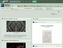 Tablet Screenshot of kalshion.deviantart.com