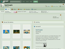 Tablet Screenshot of kaorinyaplz.deviantart.com