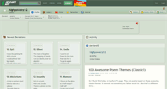 Desktop Screenshot of highpowerz12.deviantart.com
