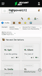 Mobile Screenshot of highpowerz12.deviantart.com