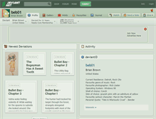 Tablet Screenshot of beb01.deviantart.com