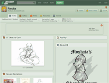 Tablet Screenshot of fonuka.deviantart.com