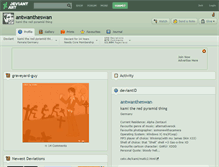 Tablet Screenshot of antwantheswan.deviantart.com