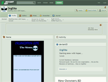 Tablet Screenshot of orgelite.deviantart.com