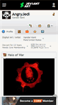 Mobile Screenshot of angryjedi.deviantart.com