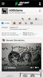 Mobile Screenshot of n00bllama.deviantart.com