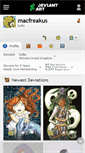 Mobile Screenshot of macfreakus.deviantart.com
