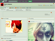 Tablet Screenshot of chel-c-knows.deviantart.com