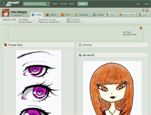 Tablet Screenshot of me-sleepy.deviantart.com