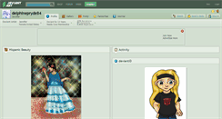 Desktop Screenshot of delphinepryde84.deviantart.com