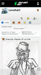 Mobile Screenshot of lowehart.deviantart.com