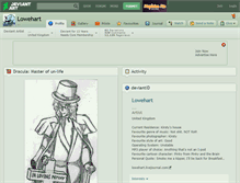 Tablet Screenshot of lowehart.deviantart.com