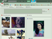 Tablet Screenshot of afis-chan.deviantart.com