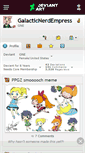 Mobile Screenshot of galacticnerdempress.deviantart.com