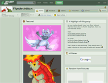 Tablet Screenshot of flipnote-artists.deviantart.com