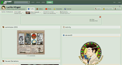 Desktop Screenshot of lucille-winged.deviantart.com