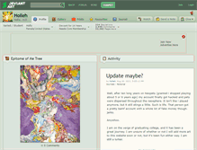 Tablet Screenshot of holleh.deviantart.com