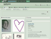 Tablet Screenshot of ingridkoehler.deviantart.com
