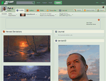 Tablet Screenshot of fel-x.deviantart.com