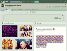 Tablet Screenshot of germanlovemileyradia.deviantart.com