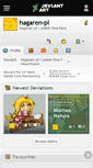 Mobile Screenshot of hagaren-pl.deviantart.com