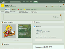 Tablet Screenshot of hagaren-pl.deviantart.com