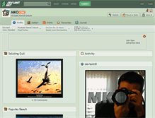 Tablet Screenshot of mko.deviantart.com