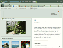 Tablet Screenshot of maerocks.deviantart.com