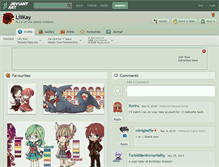 Tablet Screenshot of lilikay.deviantart.com