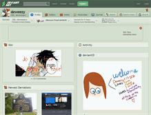 Tablet Screenshot of deweezy.deviantart.com