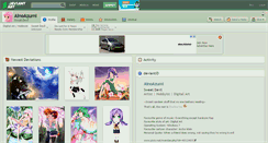 Desktop Screenshot of ainoazumi.deviantart.com