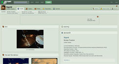 Desktop Screenshot of kaymi.deviantart.com