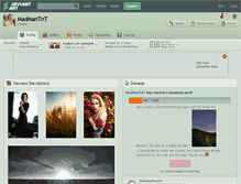 Tablet Screenshot of madmantnt.deviantart.com