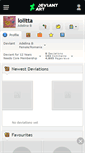 Mobile Screenshot of lolitta.deviantart.com