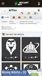 Mobile Screenshot of affox.deviantart.com