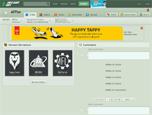 Tablet Screenshot of affox.deviantart.com