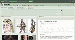 Desktop Screenshot of jesterface.deviantart.com